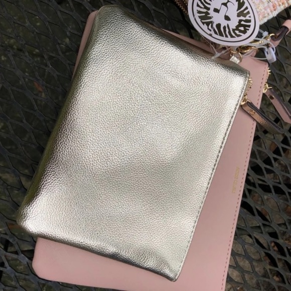 Anne Klein wristlet set of 3 rose gold tweed - Picture 3 of 4